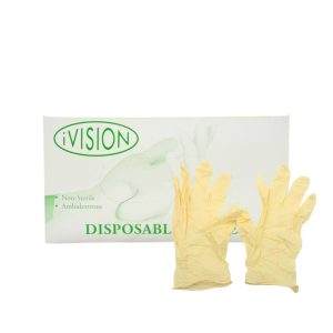 IVISION – LATEX HAND GLOVE 5M -100PCS – S/L