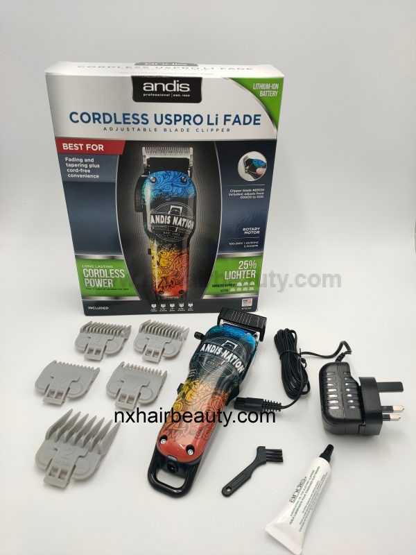 andis nation cordless uspro li fade adjustable fade clipper