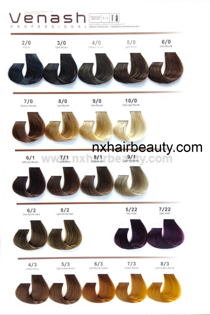 Venash Hair Color 100ml - NX Hair & Beauty Supplies Malaysia
