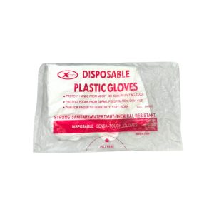 XD – DISPOSABLE PLASTIC HAND GLOVES – 28’S