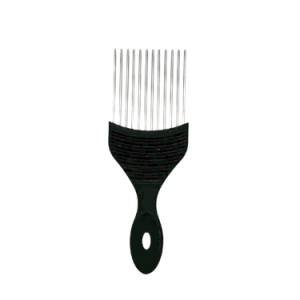 YTS AFRO METAL TAIL COMB (BIG HANDLE)12’S
