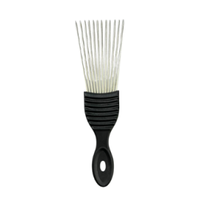 YTS AFRO METAL TAIL COMB (SMALL HANDLE) 12’S