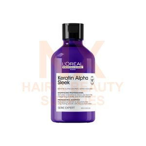 LOREAL – KERATIN ALPHA SLEEK SHAMPOO – 300ML